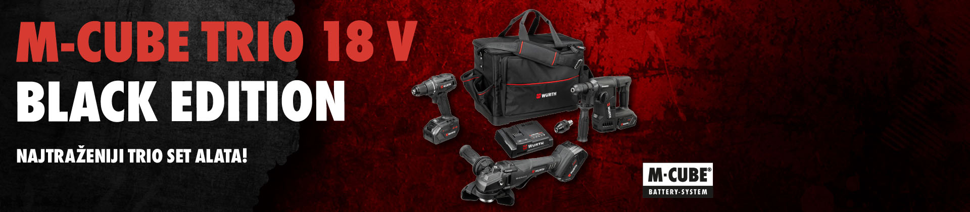 M-cube trio Black edition