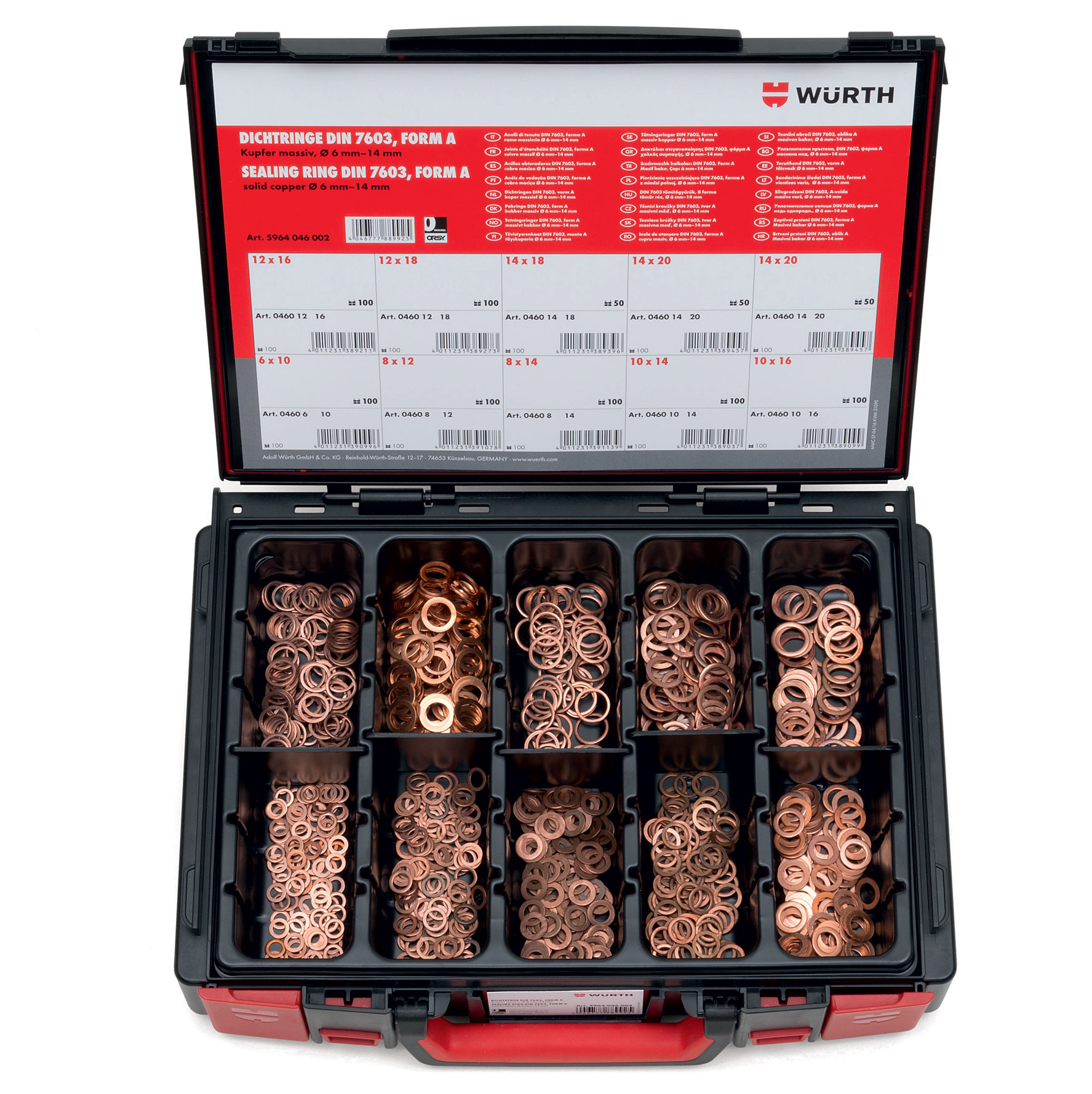 DIN 7603 - bakar - 850-dijelni