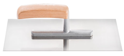 Gleter ravni INOX drvena drška Gleter ravni INOX drvena drška