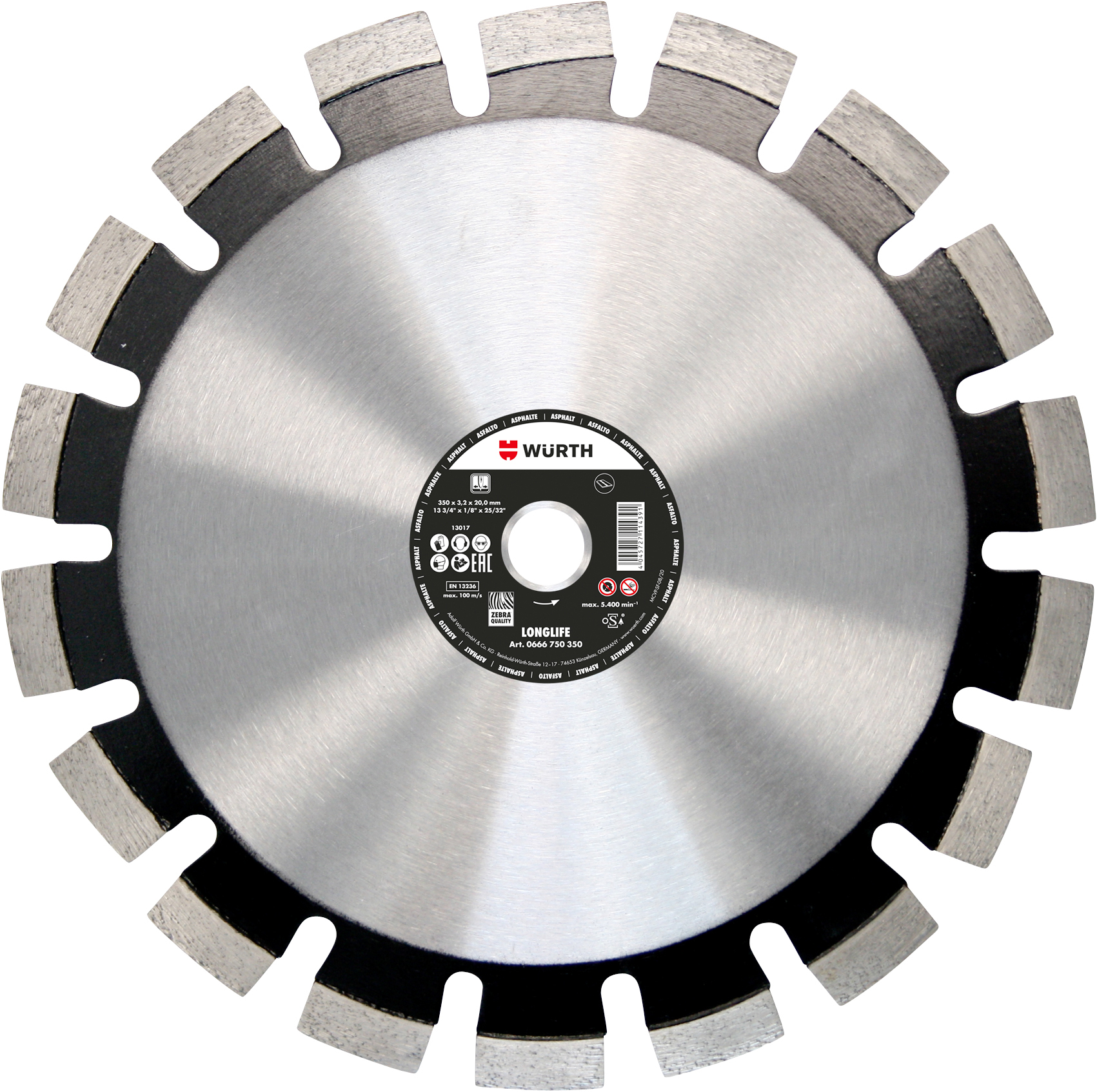 Dijmantna rezna ploča za asfalt longlife h15-300-600mm Dijmantna rezna ploča za asfalt longlife h15-300-600mm