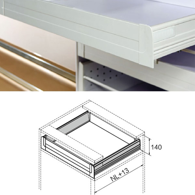 Prihvatnik za unutarnju masku Slidebox H84 Prihvatnik za unutarnju masku Slidebox H84