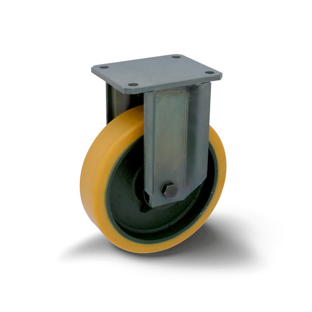 Kotač za teška opterećenja s fiksnom pločicom - d200 mm