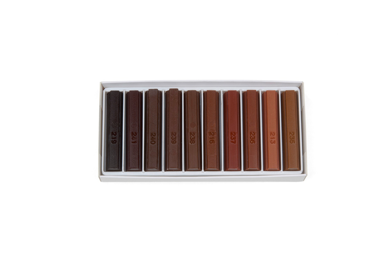 Meki vosak - mali set - smeđi