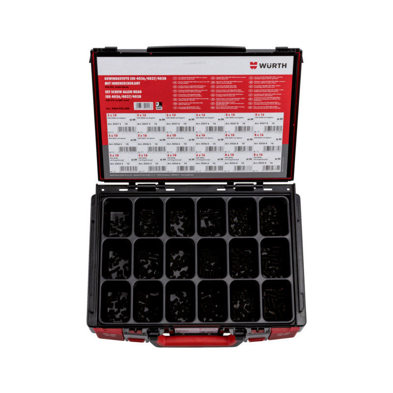 ISO 4026/4027/4028 - čelik 45H - nezaštićeno - unutarnji šesterokutni