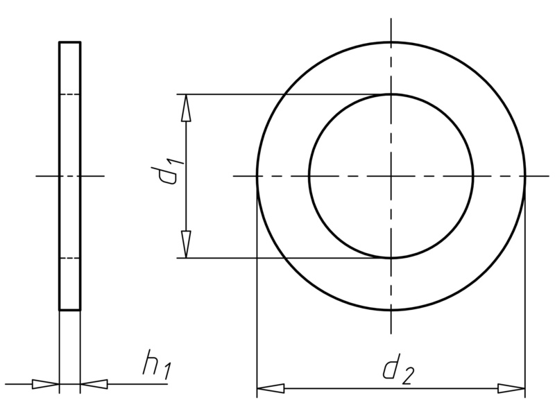 Podloška - colna - čelik - pocinčano