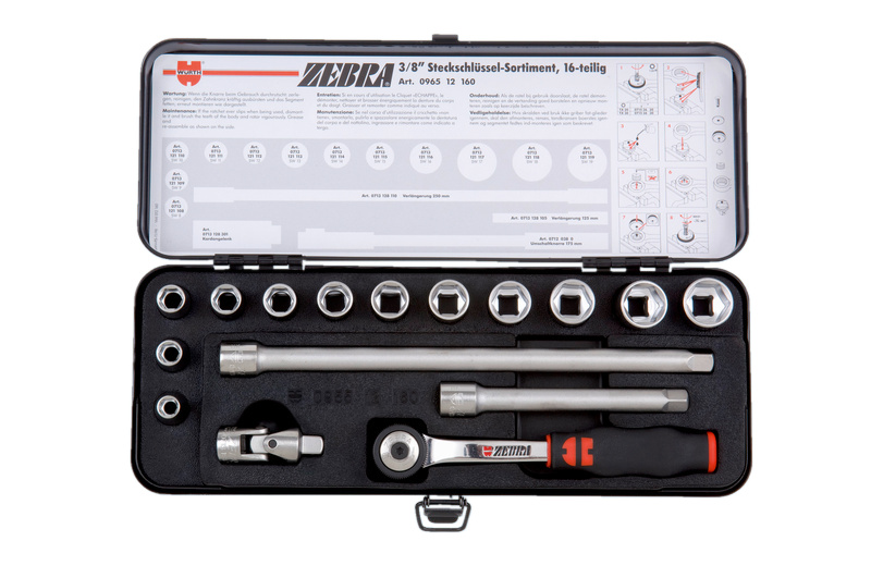 3/8" set nasadnih ključeva - 16-dijelni