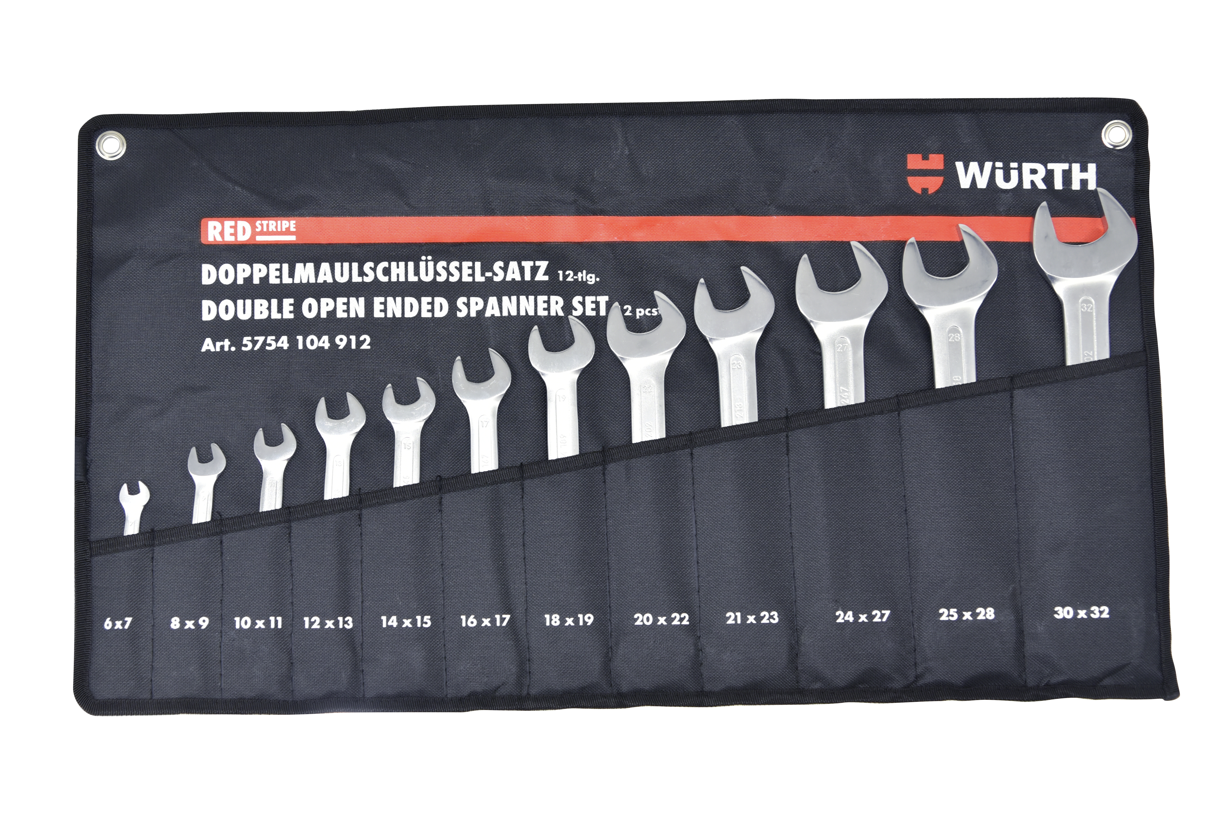 Set dvostrukih viličastih ključeva - ravni - 12 dijelni Set dvostrukih viličastih ključeva - ravni - 12 dijelni