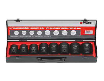 3/4'' ojačani nasadni ključ - set