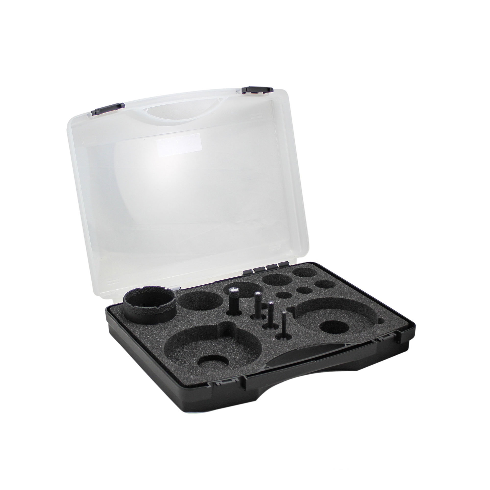 Set dijamantnih kruna za suho bušenje black Set dijamantnih kruna za suho bušenje black