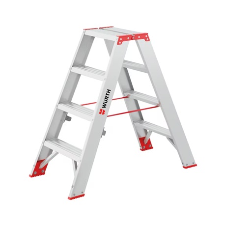 Aluminijske ljestve za stajanje sa stepeni�cama, zakovan