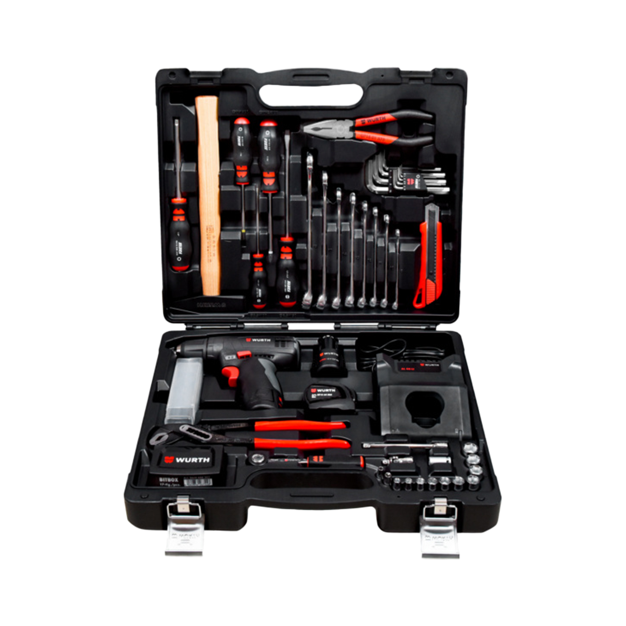 Set alata s aku-odvijačem u kovčegu