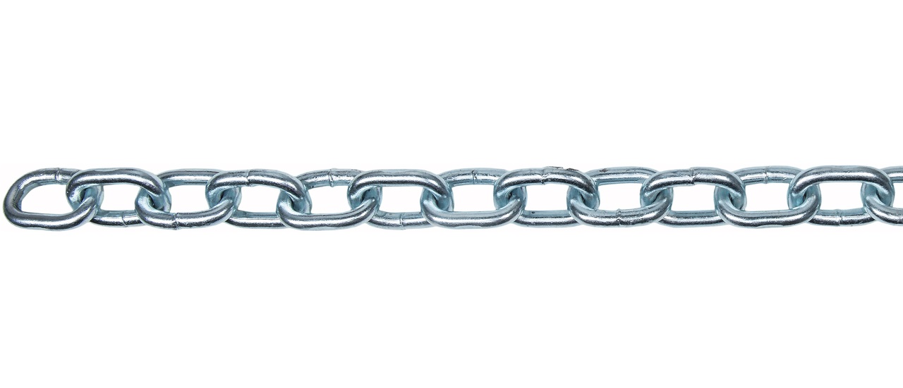 Lanac, čelik, galvanizirani
