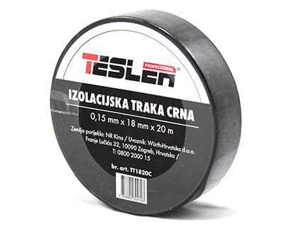 Izolir trake 18mm x 20m TESLER Izolir trake 18mm x 20m TESLER