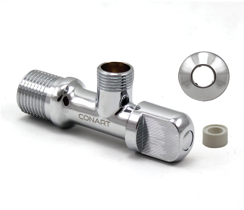 Ventil kutni CONART 1/2"-3/8" kuglasti