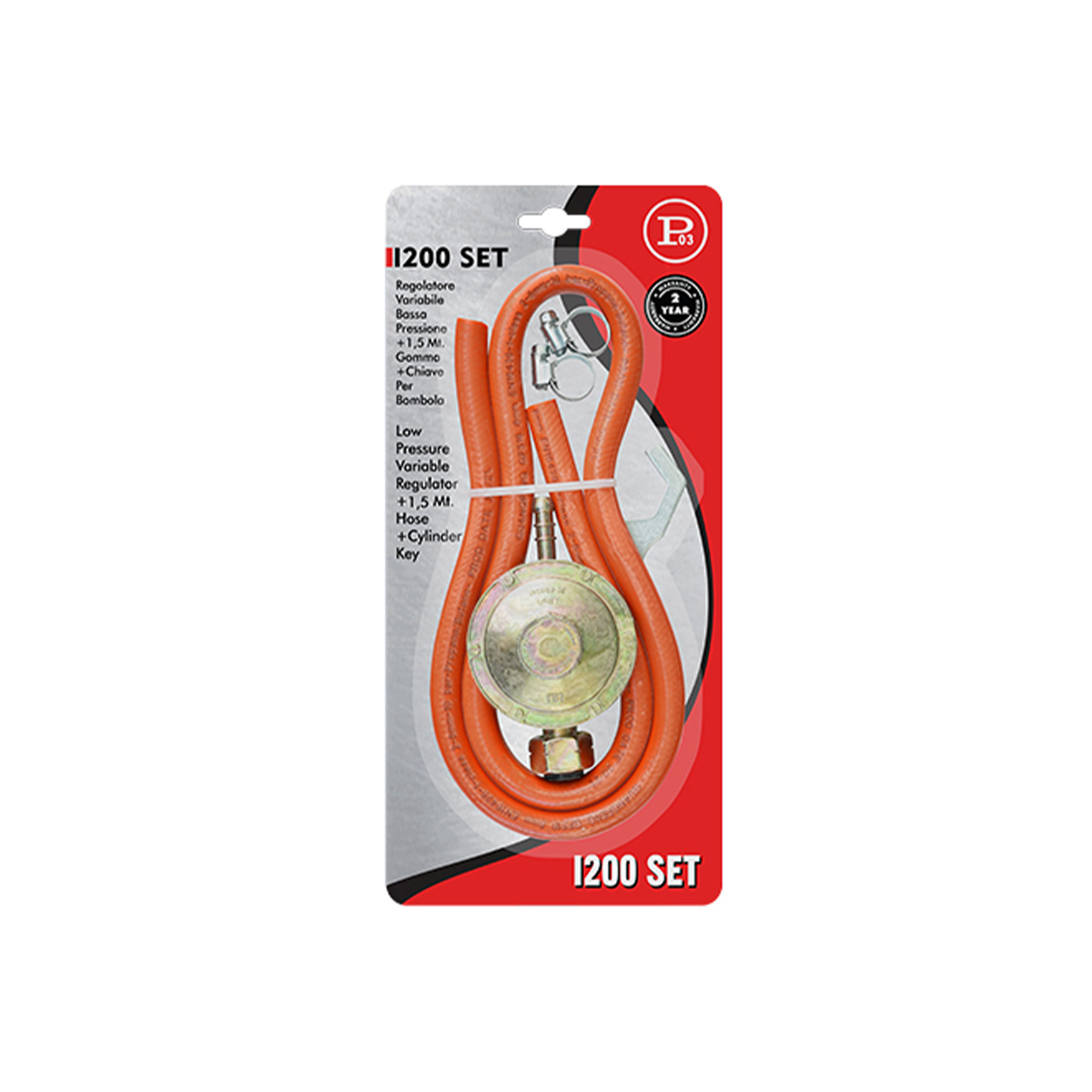 Plinski regulator s crijevom - SET