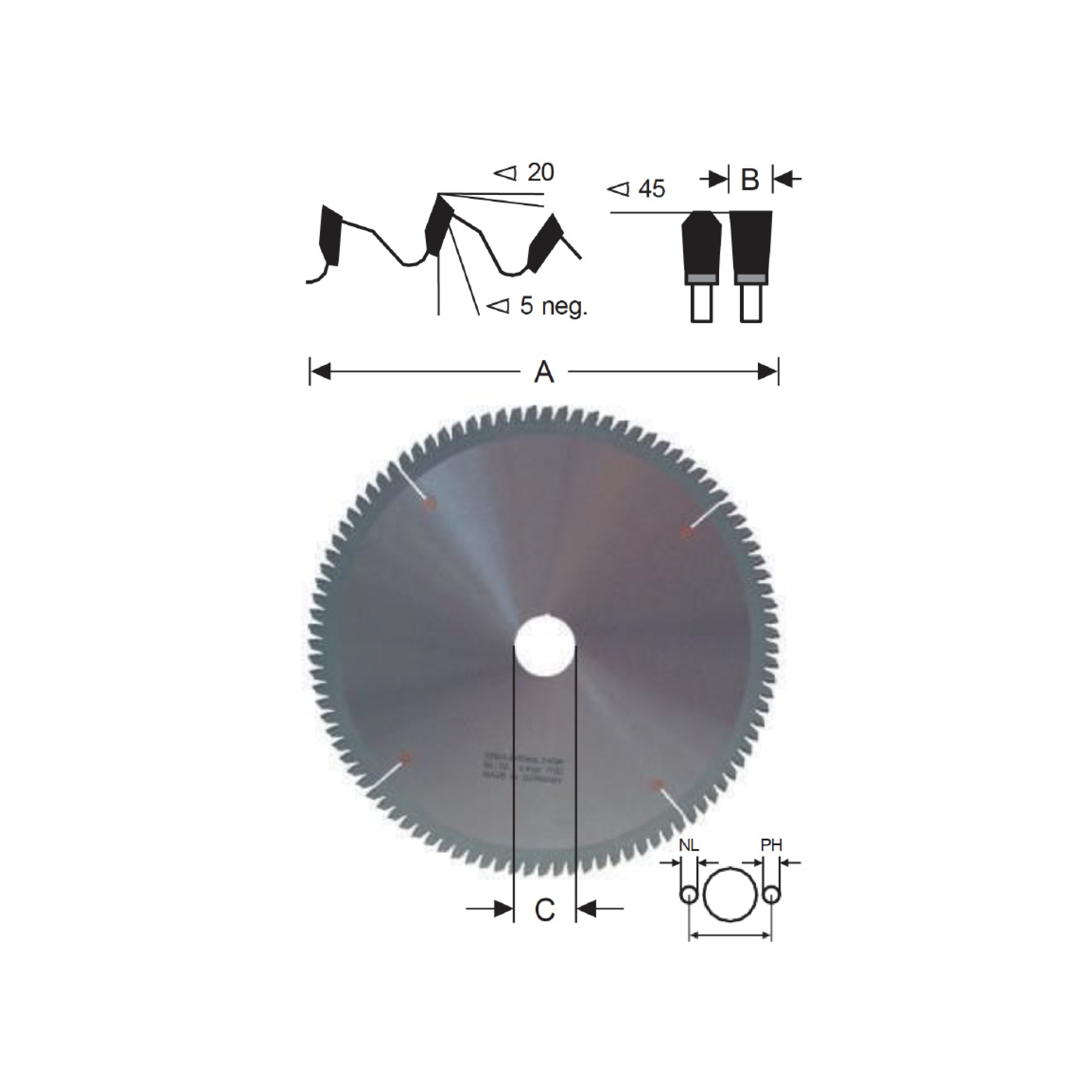 Kružne Pile HM - negativne Kružne Pile HM - negativne