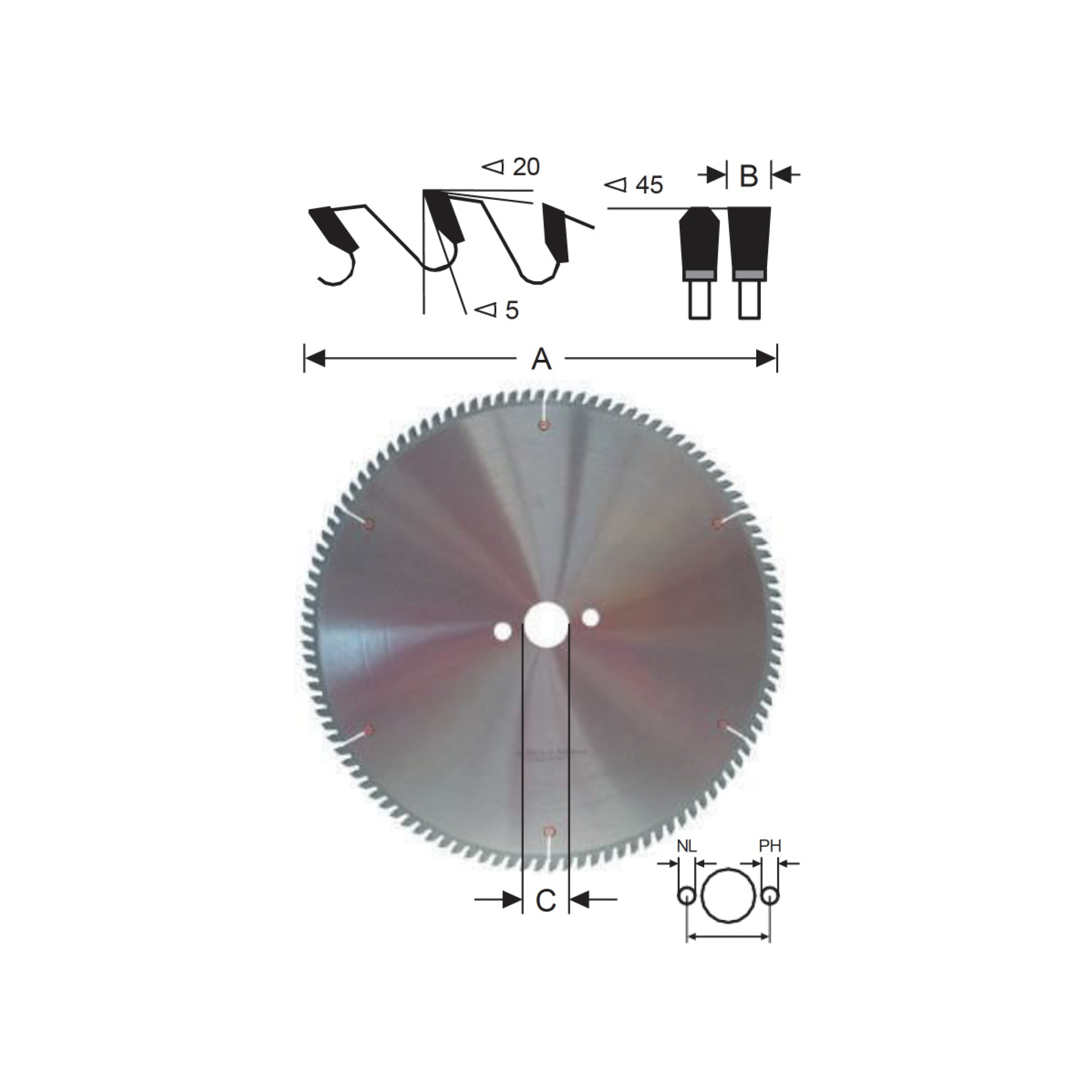 Kružne pile HM - pozitivne Kružne pile HM - pozitivne
