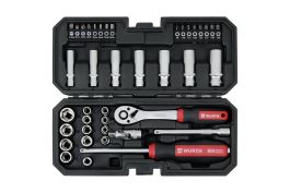 SET NASADNIH KLJUČEVA 1/4” 6-KT 40KOM REDSTRIPE