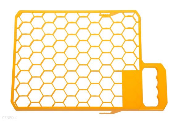 PLASTIČNA STEPENIČASTA OKAPNICA 30X22 CM ŽUTA