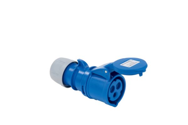 UTIČNICA PLAVA-3POL-32A-250V-IP44          