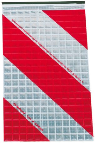 DESNA ZASTAVICA UPOZORENJA-CRVENO/BIJELA-250X400