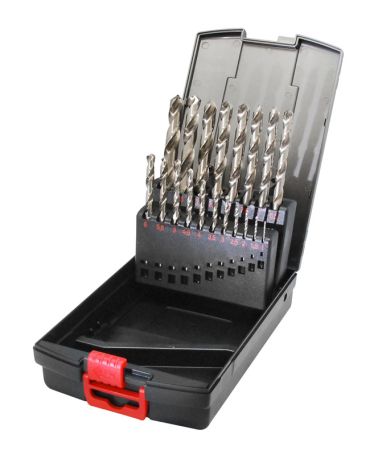 SPIR. SVRDLO-DIN338-FE-RED-STRIPE-HSS-19 KOM