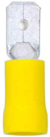 STOPICA PLOSNATA-IZOLIR-ŽUTA-6,3X0,8MM