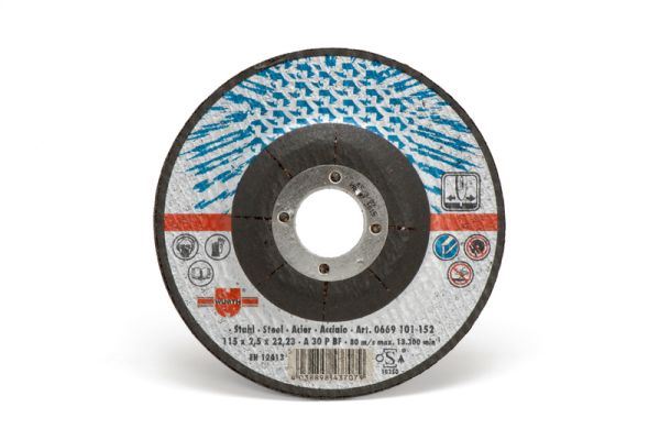 REZNA PL.-ČEL-UPUŠT-2,5MM-D115X22,23