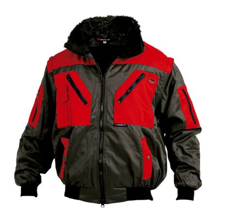 RADNA JAKNA NEVADA CRNA/CRVENA VEL.3XL