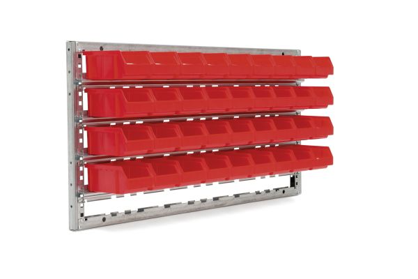 ZIDNI REGAL S 36 KUTIJA-CRVENA-VEL.4 1055X500MM