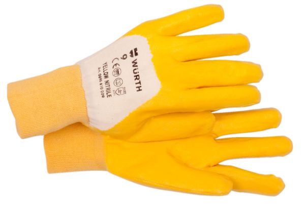 ZAŠTITNA RUKAVICA-NITRIL-ŽUTA-VEL.10