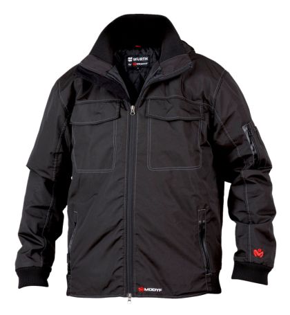 RADNA PARKA HYBRID CRNA  VEL.S