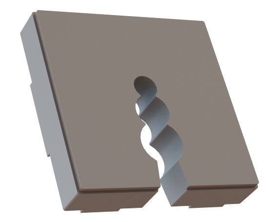 DISTANCER ZA ALU/PVC PROFIL SIVI-10MM