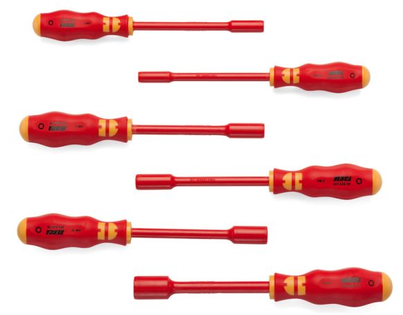 SET ODVIJAČA NASADNIH, VDE, 6-KT, 6-DIJELNI, ZEBRA