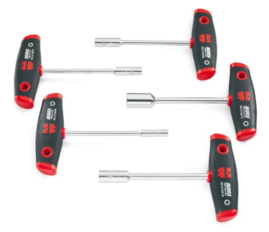 SET T-ODVIJAČA, NASADNI 6-KT, 5-DIIJELNI, ZEBRA
