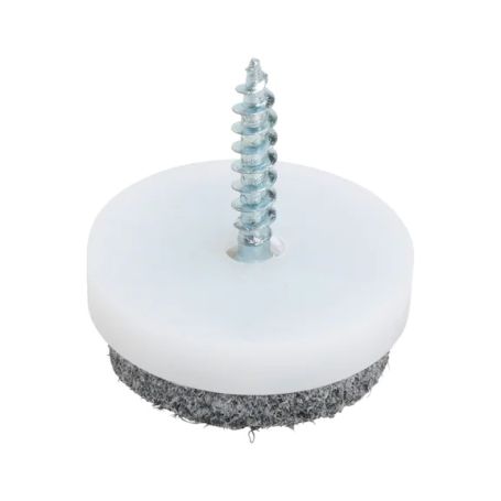 KLIZAČ ZA NAMJEŠTAJ-VIJAK-FILC-PVC-?28MM