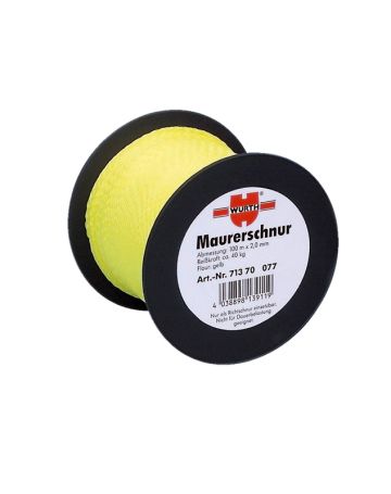 ZIDARSKI KONOP-D2,0MM-L100M-60KG-ŽUTO FLUORESC.
