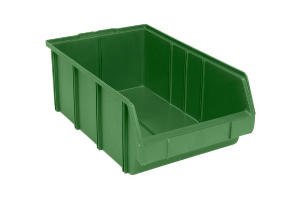 PLASTIČNA KUTIJA ZA REGAL-ZELENA-VEL.1