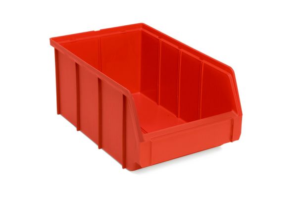 PLASTIČNA KUTIJA ZA REGAL-CRVENA-VEL.2