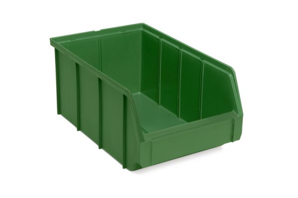 PLASTIČNA KUTIJA ZA REGAL-ZELENA-VEL.2