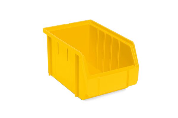 PLASTIČNA KUTIJA ZA REGAL--ŽUTA-VEL.3