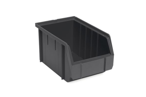 PLASTIČNA KUTIJA ZA REGAL--SIVA-VEL.3