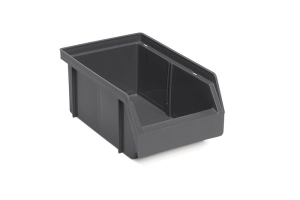 PLASTIČNA KUTIJA ZA REGAL--SIVA-VEL.4