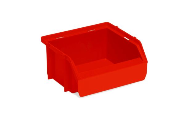 PLASTIČNA KUTIJA ZA REGAL-CRVENA-VEL.5