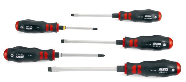 SET ODVIJAČA PH/SZ, 6-KT KLJUČ, 5-DIJELNI, ZEBRA
