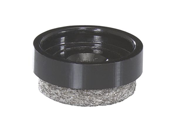 ULOŽAK KLIZAČA ZA NAMJ.-ULTRASOFT-SLIM-CRNI-?25MM