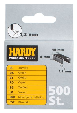 SPAJALICE ZA KLAMERICU 10X12X1,2mm 500kom