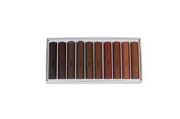 SET MEKIH VOSKOVA SMEĐE NIJANSE 10 DIJELOVA