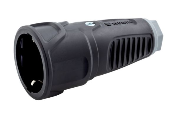 GUMENA UTIČNICA ZA PRODUŽNI KABEL 16A-250V/M