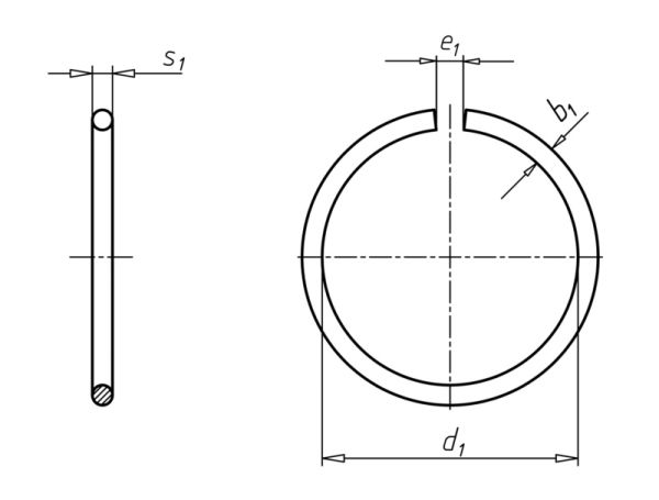 PRSTENASTI OSIGURAČ-DIN7993-A-A2-D22,0
